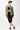 Mandala Athleisure Bluse Grün Outfit Front - Tulum Blouse