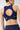 Mandala Fitness Blau Rückseite - Wellness Bra
