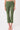 Mandala Trainings Pant Grün Front - Retro Cropped Pants