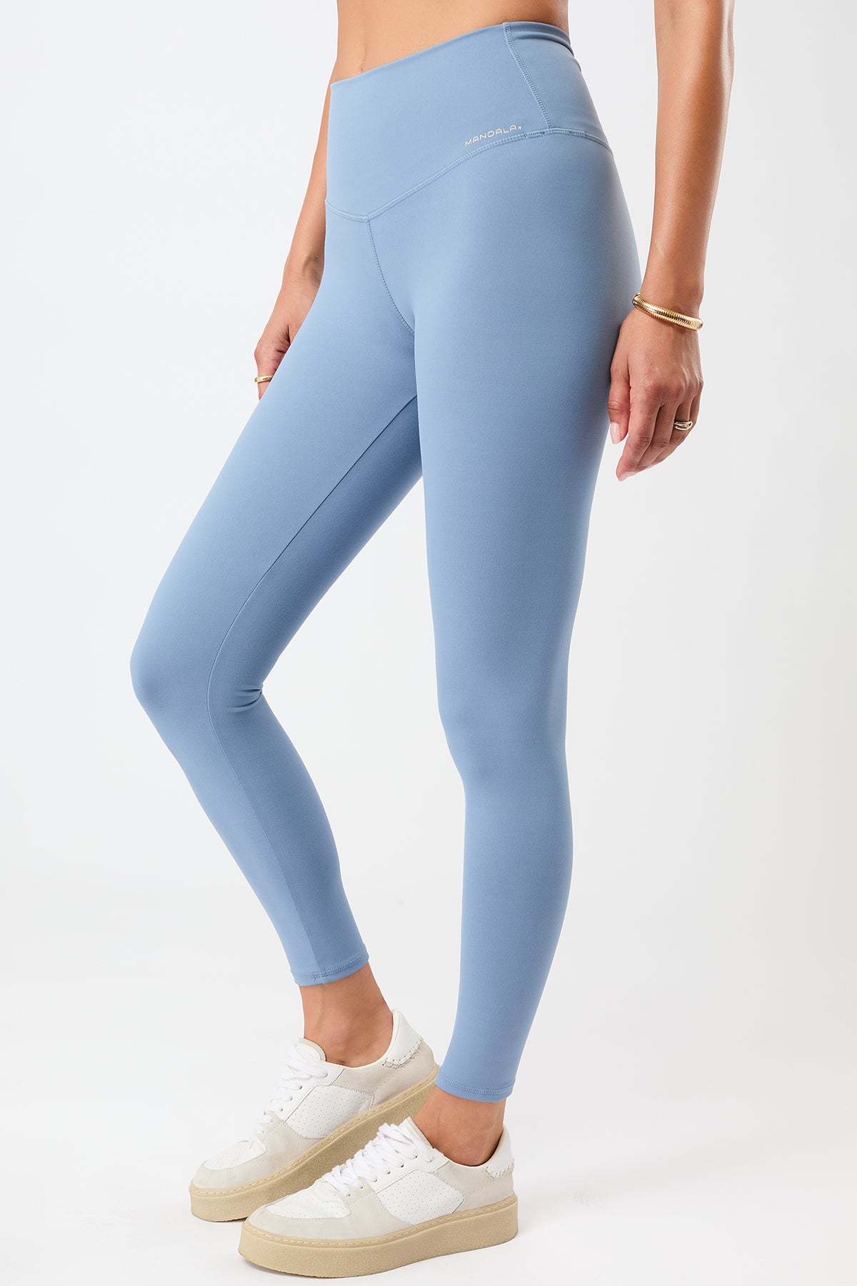 Mandala Fitness Legging Blau Seite - On Point Legging