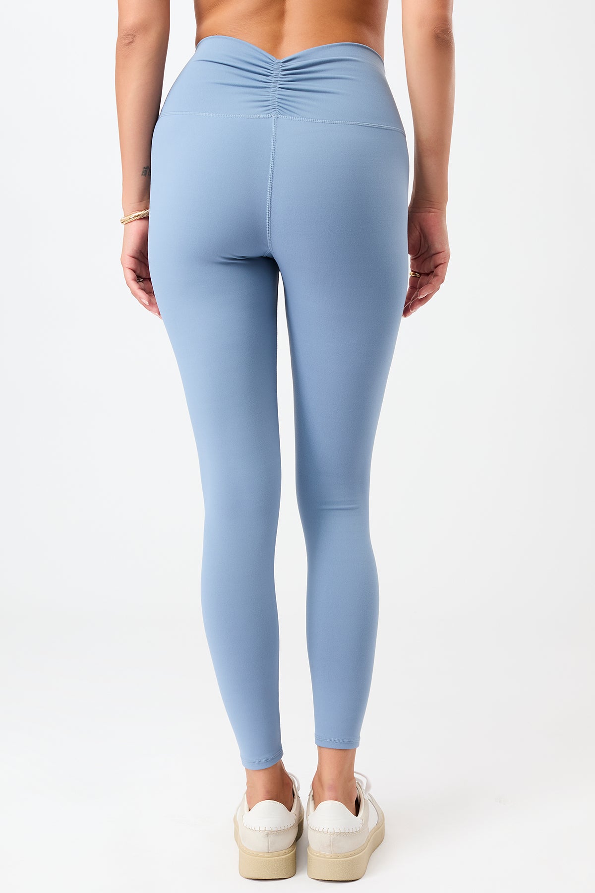 Mandala Fitness Legging Blau Rückseite - On Point Legging