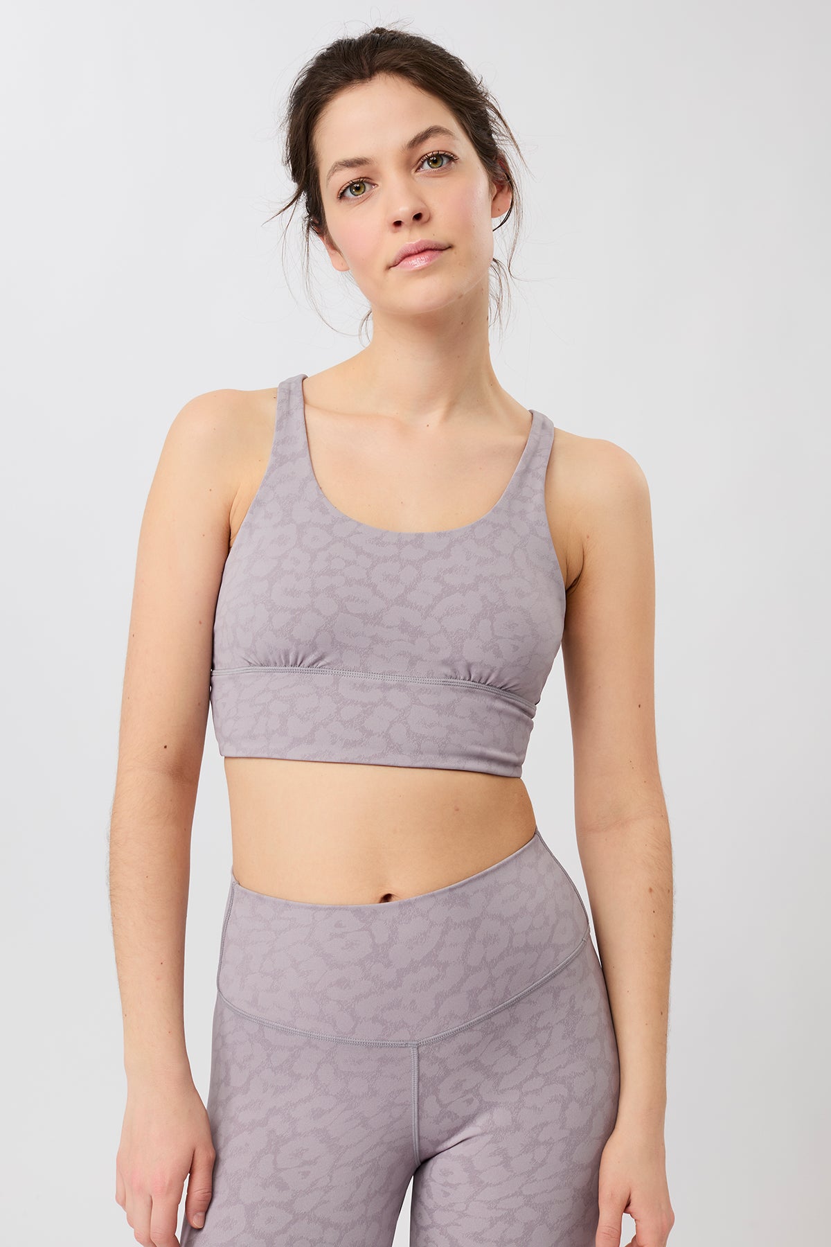 Mandala Fitness BH Leo-Muster Front - Monoprinted Bra