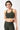 Mandala Fitness BH Grün Front - New Studio Bra