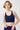 Mandala Active Bra Blau Front - New Studio Bra