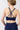 Mandala Active Bra Blau Rückseite - New Studio Bra