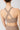 Mandala Fitness Bra Braun Rückansicht - Extra Support Bra