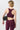 Mandala Trainings Bra Lila Rückseite - Rib Bra 2.0
