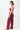 Mandala Fitness Hose Rot Outfit Seite - Wide Leg Pants