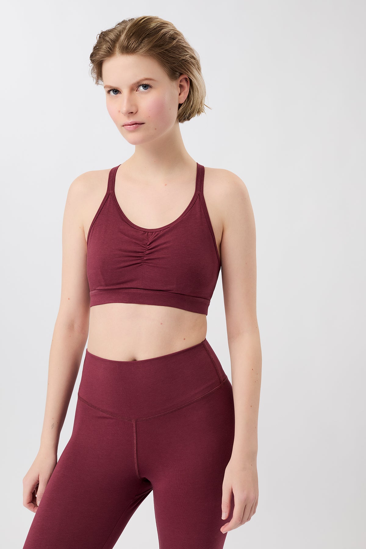 Mandala Trainings Bra Rot Front - Infinity Bra