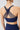 Mandala Trainings Bra Blau Rückansicht - Infinity Bra