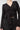 Mandala Trainings Jacke Schwarz Detail - Wrap Jacket