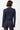 Mandala Sport Jacke Blau Rückseite - Cozy Wool Wrap