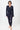 Mandala Sport Jacke Blau Outfit Front - Cozy Wool Wrap