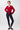 Mandala Sport Jacke Rot Outfit Front - Cozy Wool Wrap