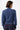 Mandala Sport Jacke Blau Rückseite - Feel-Good Cardigan