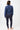 Mandala Sport Jacke Blau Outfit Rückseite - Feel-Good Cardigan