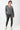 Mandala Sport Jacke Grau Outfit Front - Feel-Good Cardigan