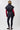 Mandala Active Weste Dunkelblau Outfit Rückseite - Snuggle Up Veste