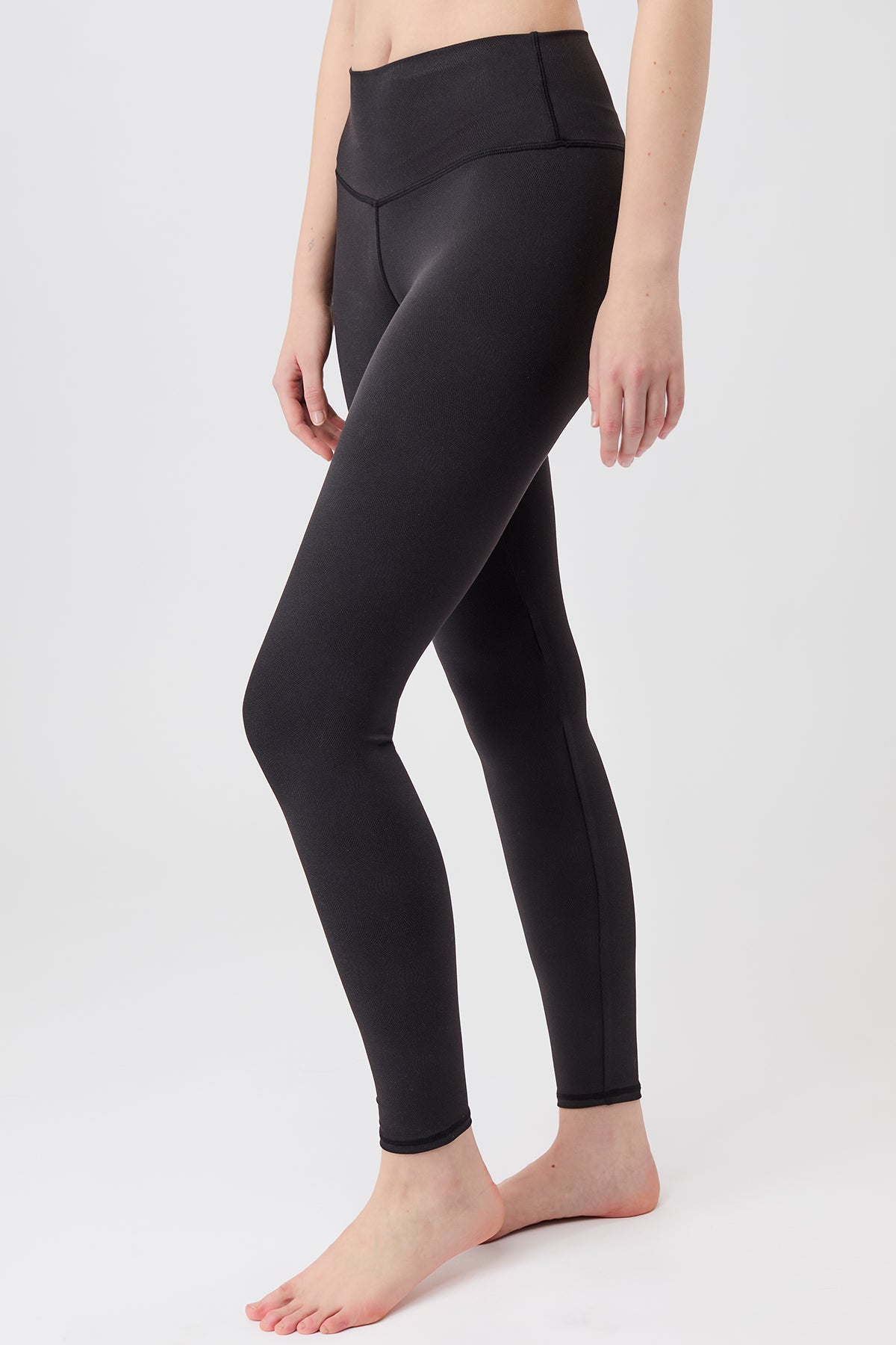 Mandala Fitness Legging gemustert Seite - Monoprinted Tights