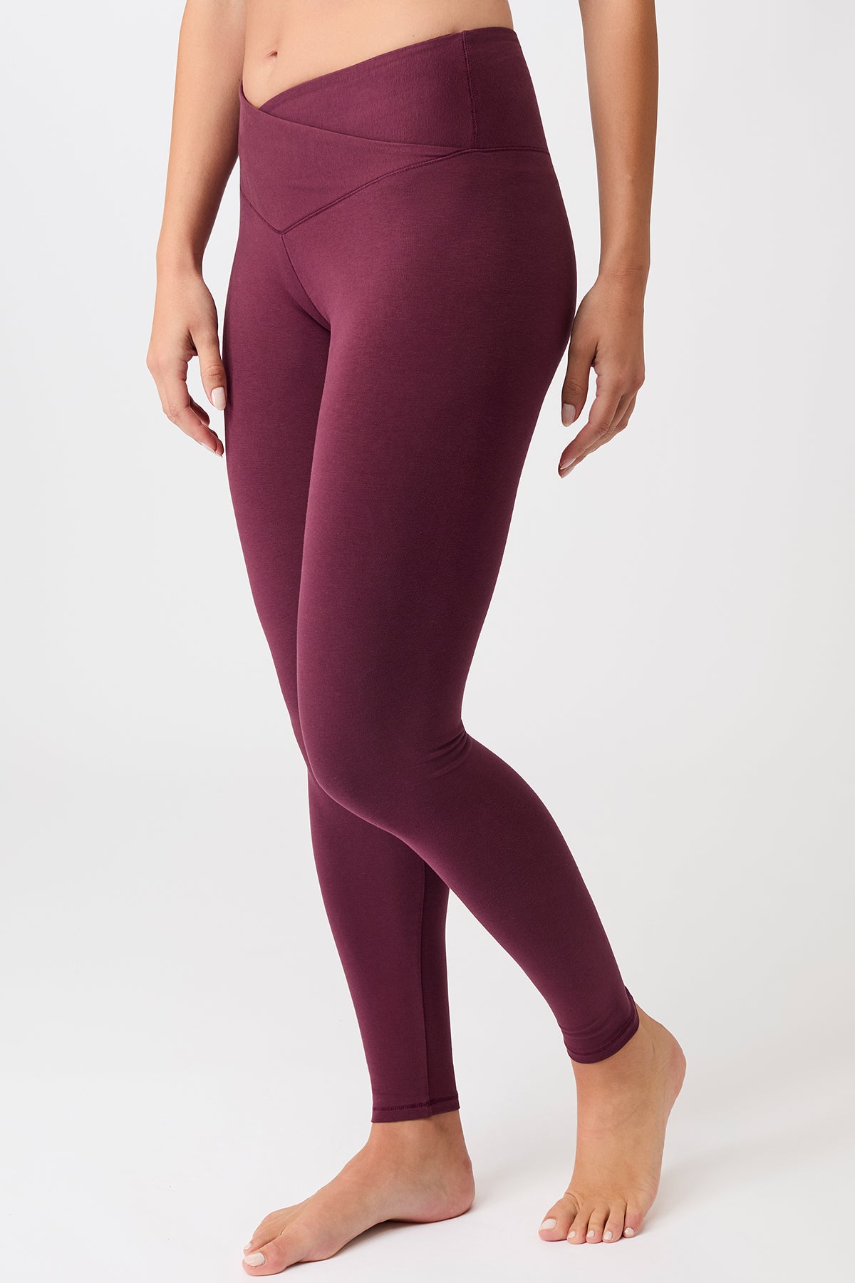 Mandala Fitness Legging Rot Seite - Wrap Legging