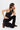 Mandala Fitness Pant Schwarz Outfit Seite - Classic Rolldown
