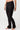 Mandala Fitness Hose Schwarz Seite - Envelope Flared Pants