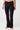 Mandala Fitness Hose Schwarz Front - Envelope Flared Pants