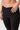 Mandala Fitness Hose Schwarz Detail Bund - Envelope Flared Pants