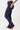 Mandala Fitness Hose Blau Seite - Envelope Flared Pants