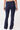 Mandala Fitness Hose Blau Rückseite - Envelope Flared Pants