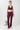 Mandala Fitness Hose Lila Outfit Front - Envelope Flared Pants