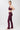 Mandala Fitness Hose Lila Outfit Seite - Envelope Flared Pants