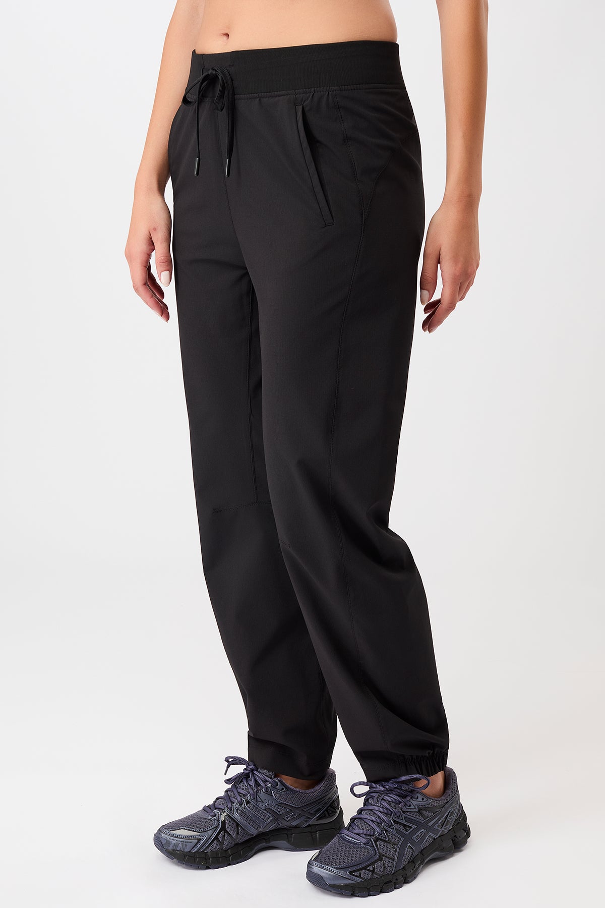 Mandala Sport Hose Schwarz Seite - Venice Pants