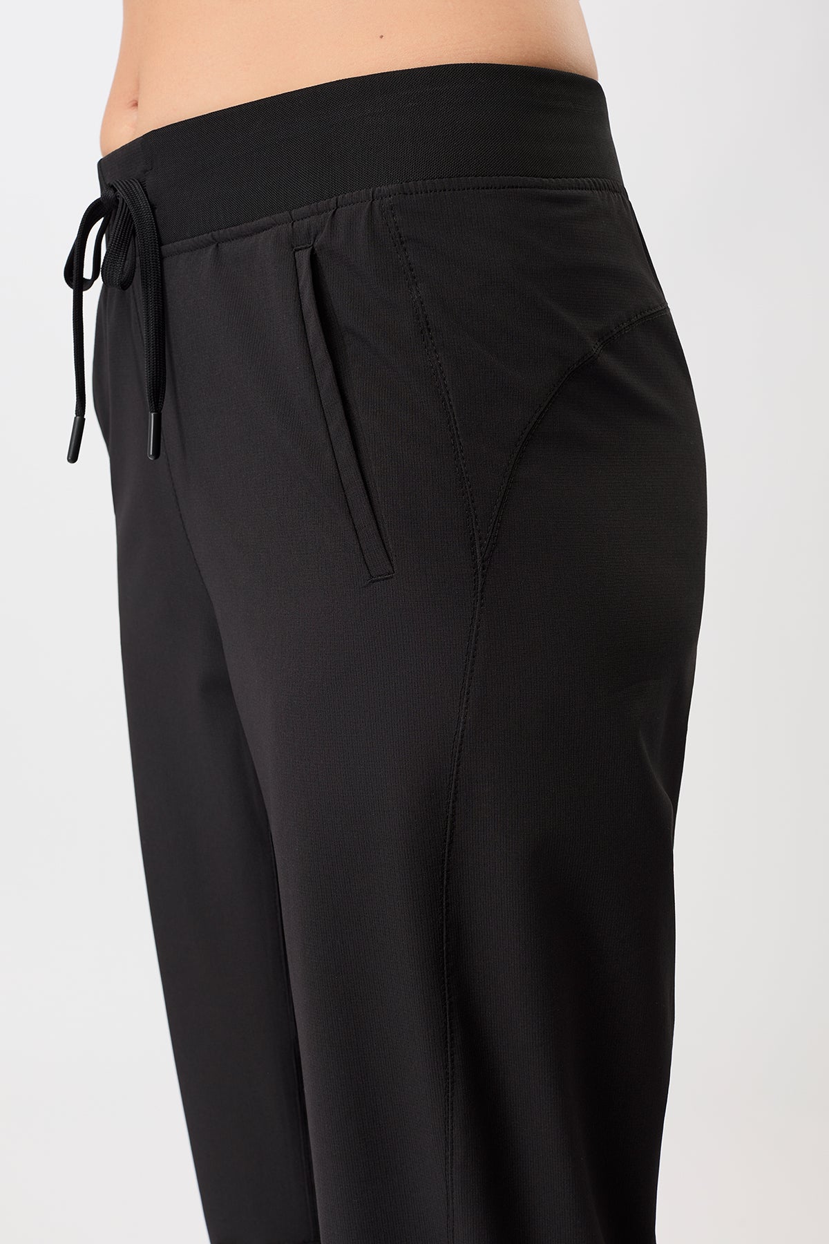 Mandala Sport Hose Schwarz Detail Tasche - Venice Pants