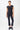 Mandala Sport Hose Blau Outfit Front - Cropped Flared Pants