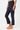 Mandala Sport Hose Blau Seite - Cropped Flared Pants