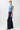Mandala Fitness Pants Blau Outfit Seite - Cozy Day Wool Pants