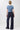 Mandala Fitness Pants Blau Outfit Rückseite - Cozy Day Wool Pants
