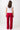 Mandala Fitness Pants Rot Outfit Rückseite - Cozy Day Wool Pants