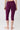Mandala Fitness Pant Lila Rückseite - Capri Pants