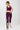 Mandala Fitness Pant Lila Outfit Front - Capri Pants