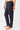 Mandala Trainings Hose Blau Seite - Relaxed Fit Pant
