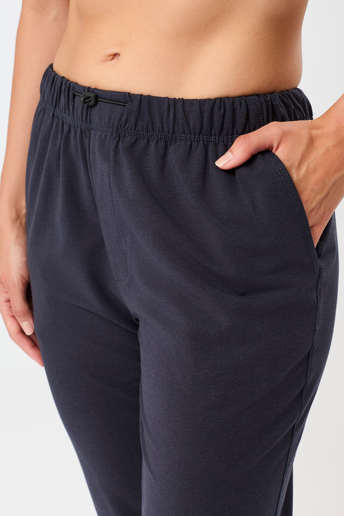 Mandala Trainings Hose Blau Detail - Relaxed Fit Pant