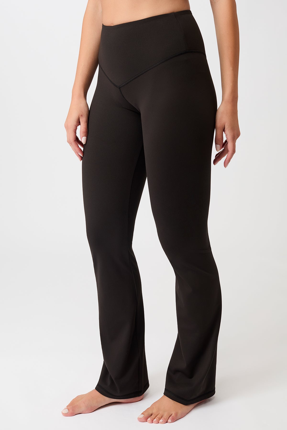 Mandala Sport Hose Schwarz Seite - Flared Sports Pants