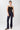 Mandala Sport Hose Blau Outfit Front - Flared Sports Pants