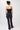 Mandala Sport Hose Blau Outfit Rückseite - Flared Sports Pants