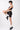 Mandala Sport Pant Schwarz Outfit Seite - Biker Shorts