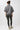 Mandala Fitness Sweater Grau Outfit Rückseite - Kimono Sweater
