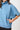 Mandala Fitness Sweater Blau Detail Tasche - Kimono Sweater