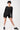 Mandala Sport Shirt Schwarz Outfit Front - Open Back Long Sleeve